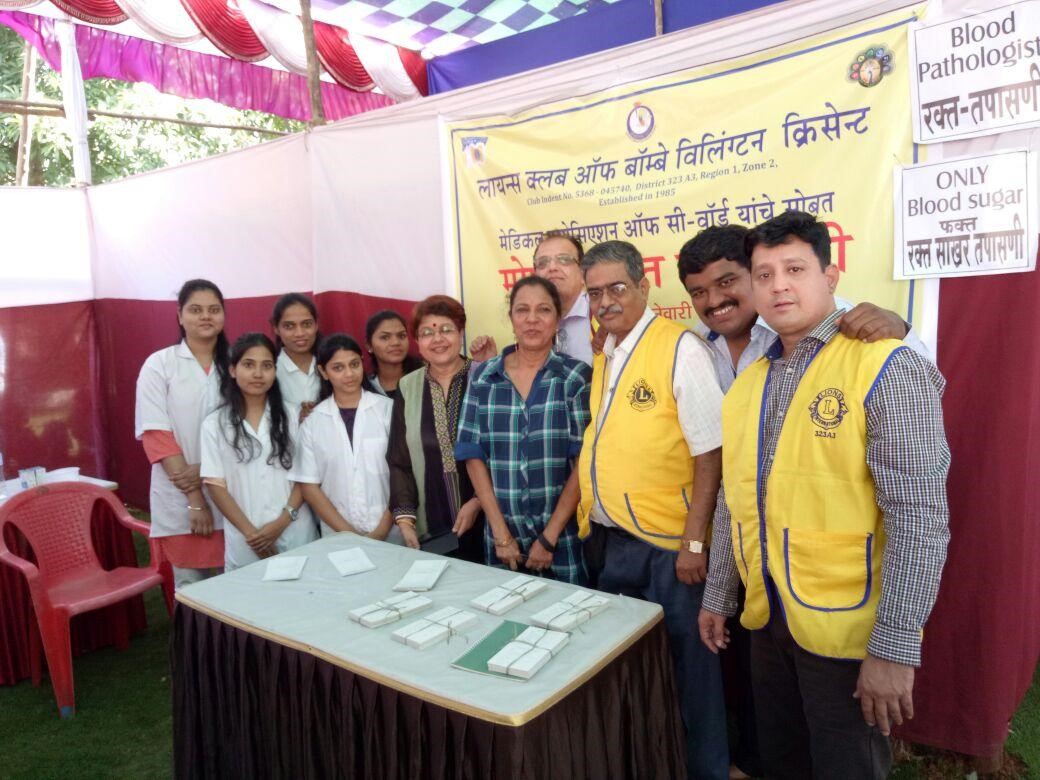 Medical Camp with Lion’s club, at Gagangiri Ashram, Khopoli